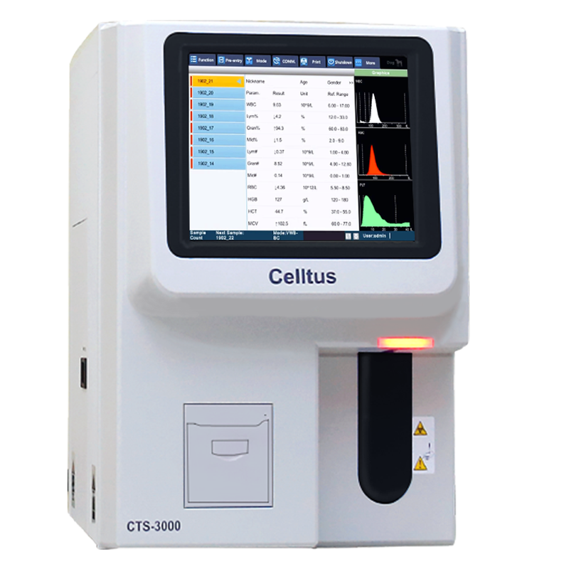 3 Part Automated Hematology Analyzer/Cell Counter